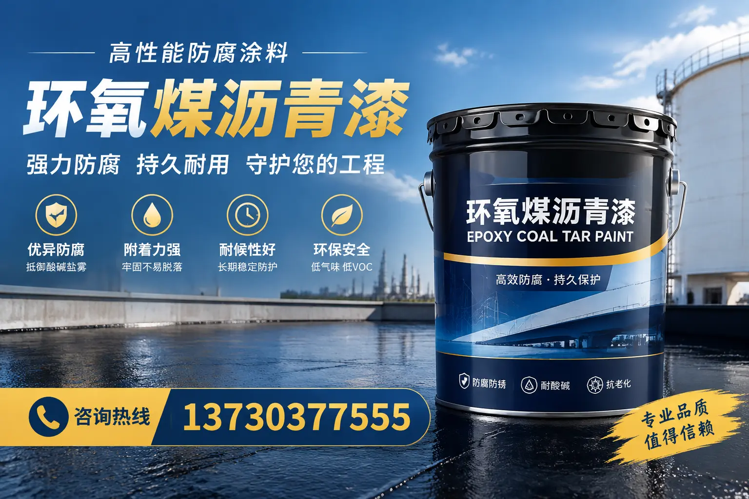 环氧煤沥青漆的耐久性分析,适合三明的使用场景